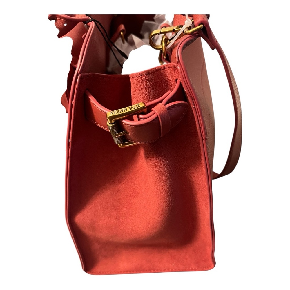 Steve Madden Elegant Rust Satchel Set - Picture 3 of 5